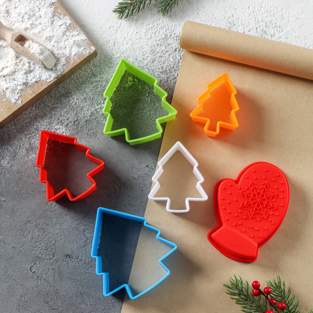 Набор форм для печенья новогодний | Новый год | Доляна