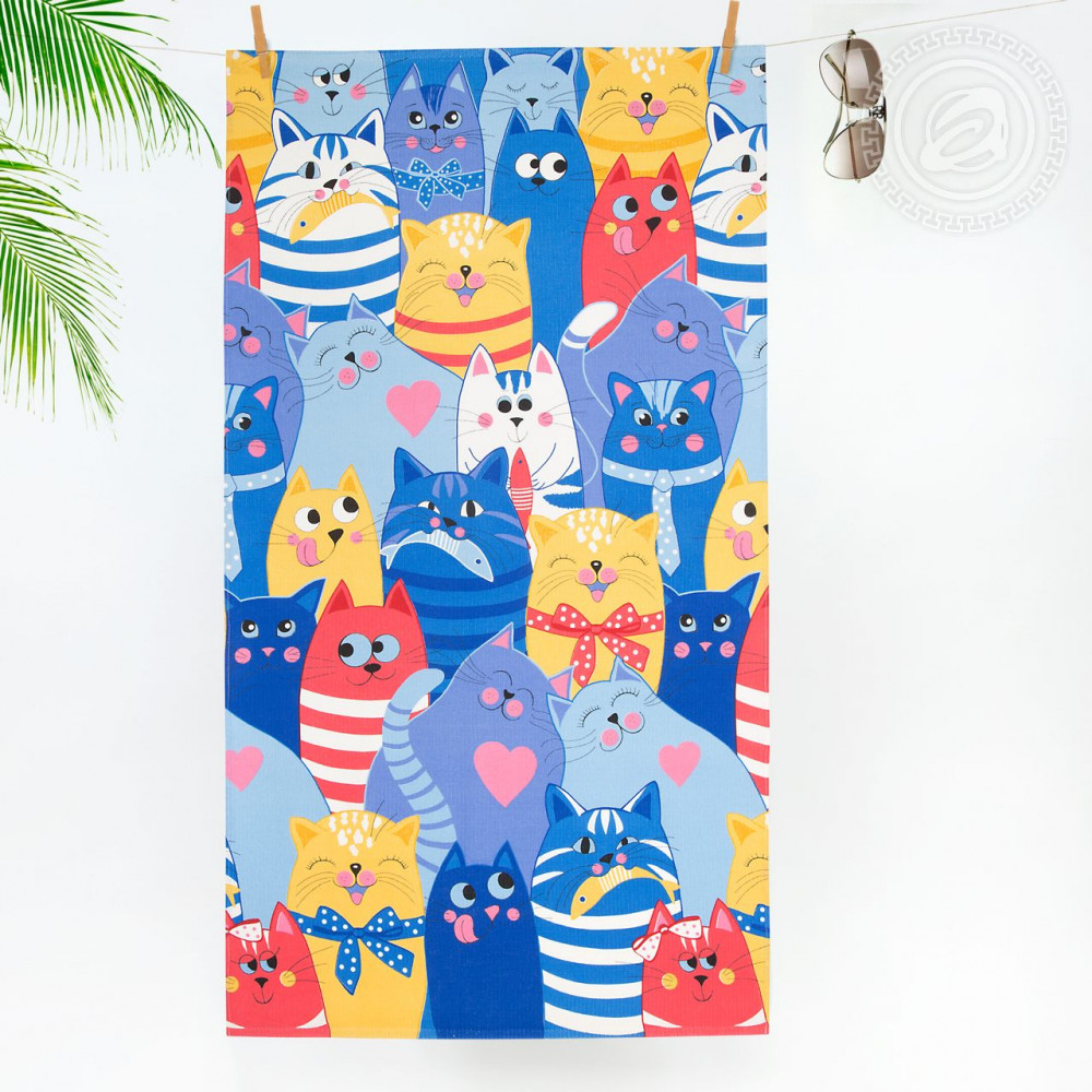 Полотенце пляжное «Полосатый рейс» | Пляжные полотенца | АртПостель