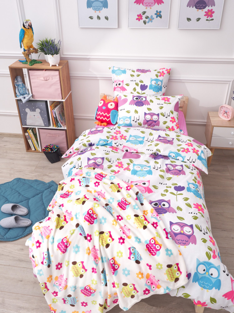 Комплект постельного белья «Funny owls» | Funny owls | Guten Morgen