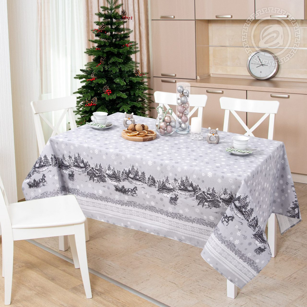 Скатерть «Сочельник» | Рогожка | АртДизайн