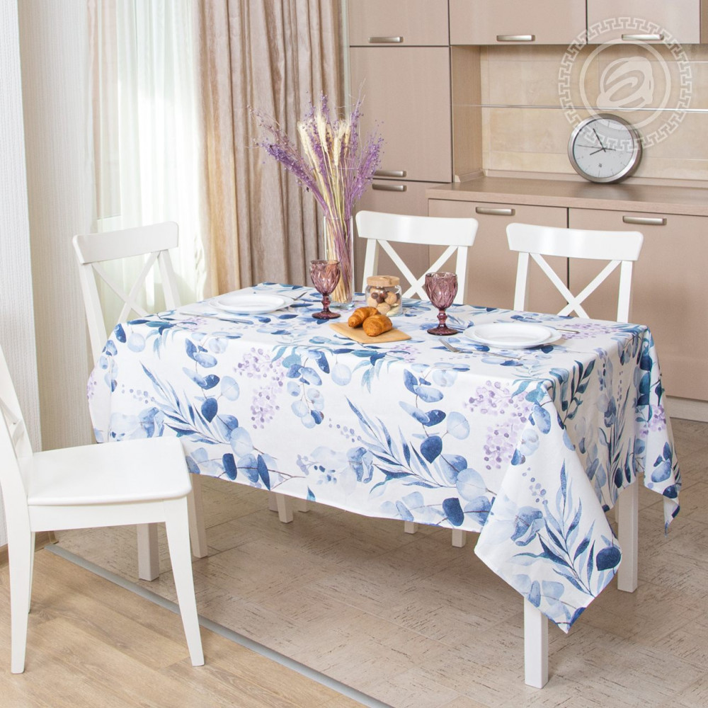 Скатерть «Эвкалипт» | Рогожка | АртДизайн