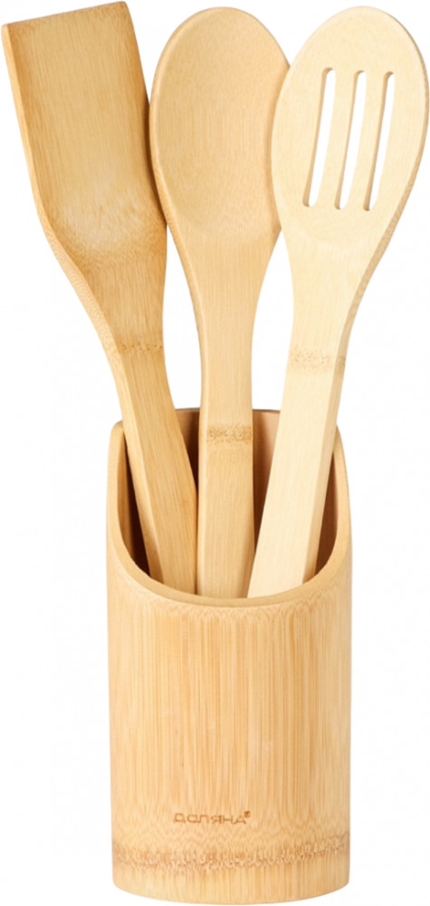 Набор кухонных принадлежностей «Бамбуковый лес» | Доляна