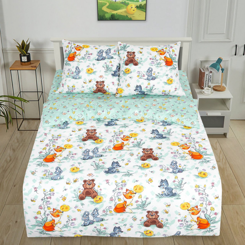 Комплект постельного белья «Колобок» | Бязь детская | АртПостель