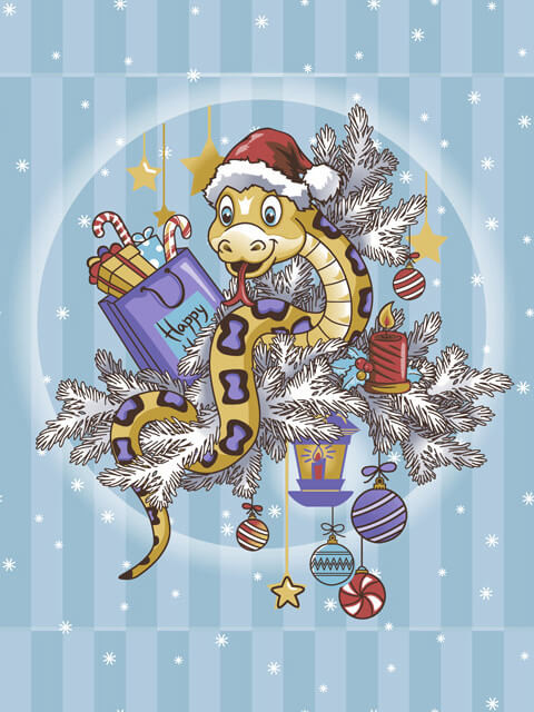 Полотенце кухонное «Питончик 1» | Comfort Life