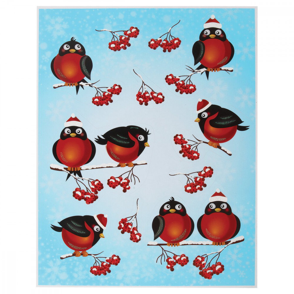 Наклейка для окон | Золотая сказка