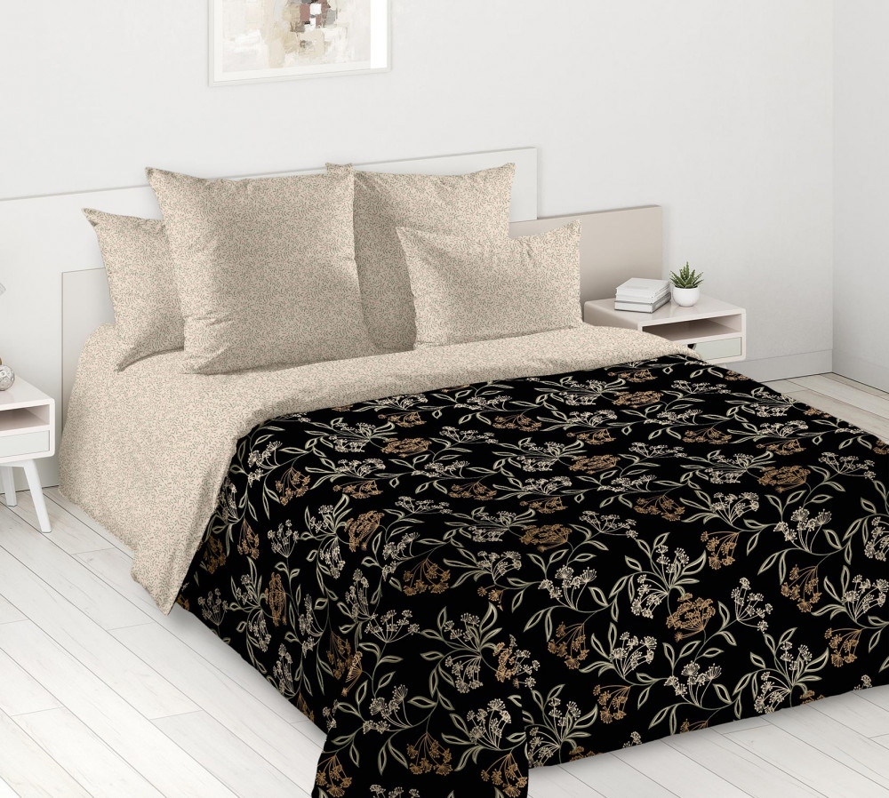 Покрывало стёганое «Гербарий 1» | Гербарий 1 | Королевское искушение