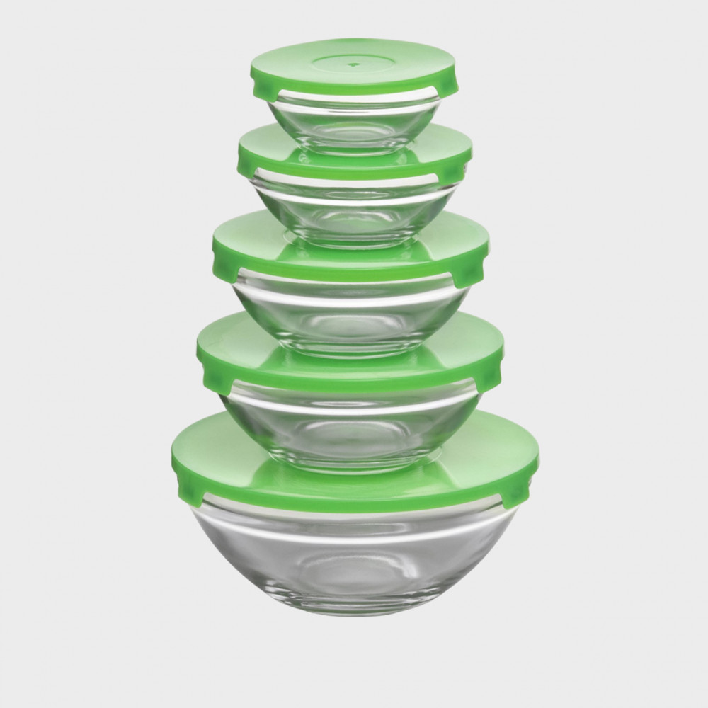 Набор салатников с крышками «Классика» | Доляна