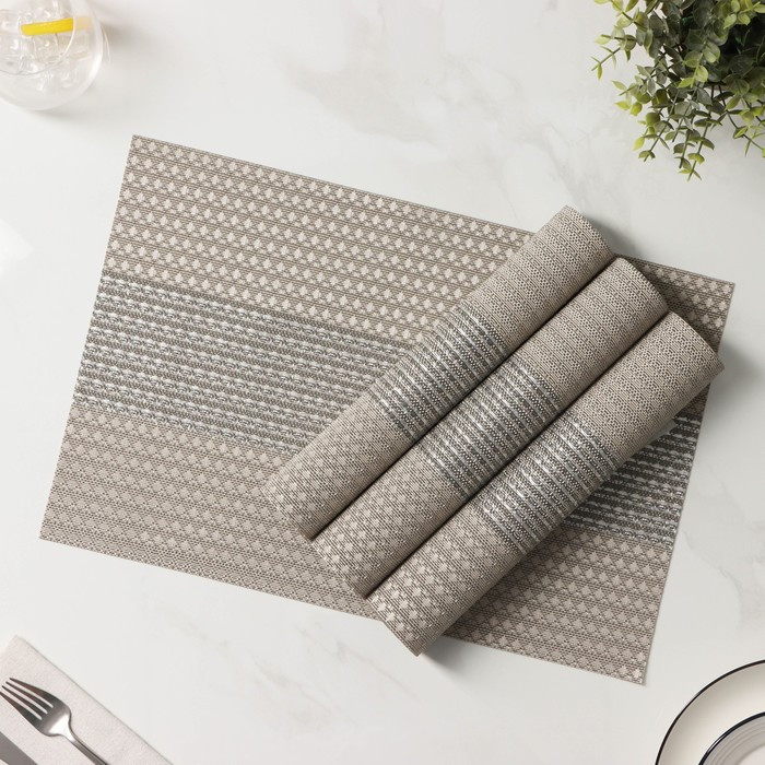 Набор салфеток сервировочных «Сияние» | Доляна