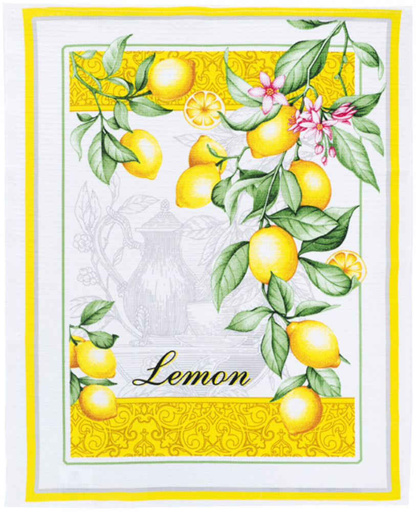 Полотенце кухонное «Лимонная корзинка» | Comfort Life
