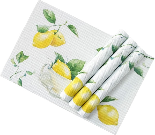 Набор салфеток сервировочных «Лимоны» | Лимоны | Доляна