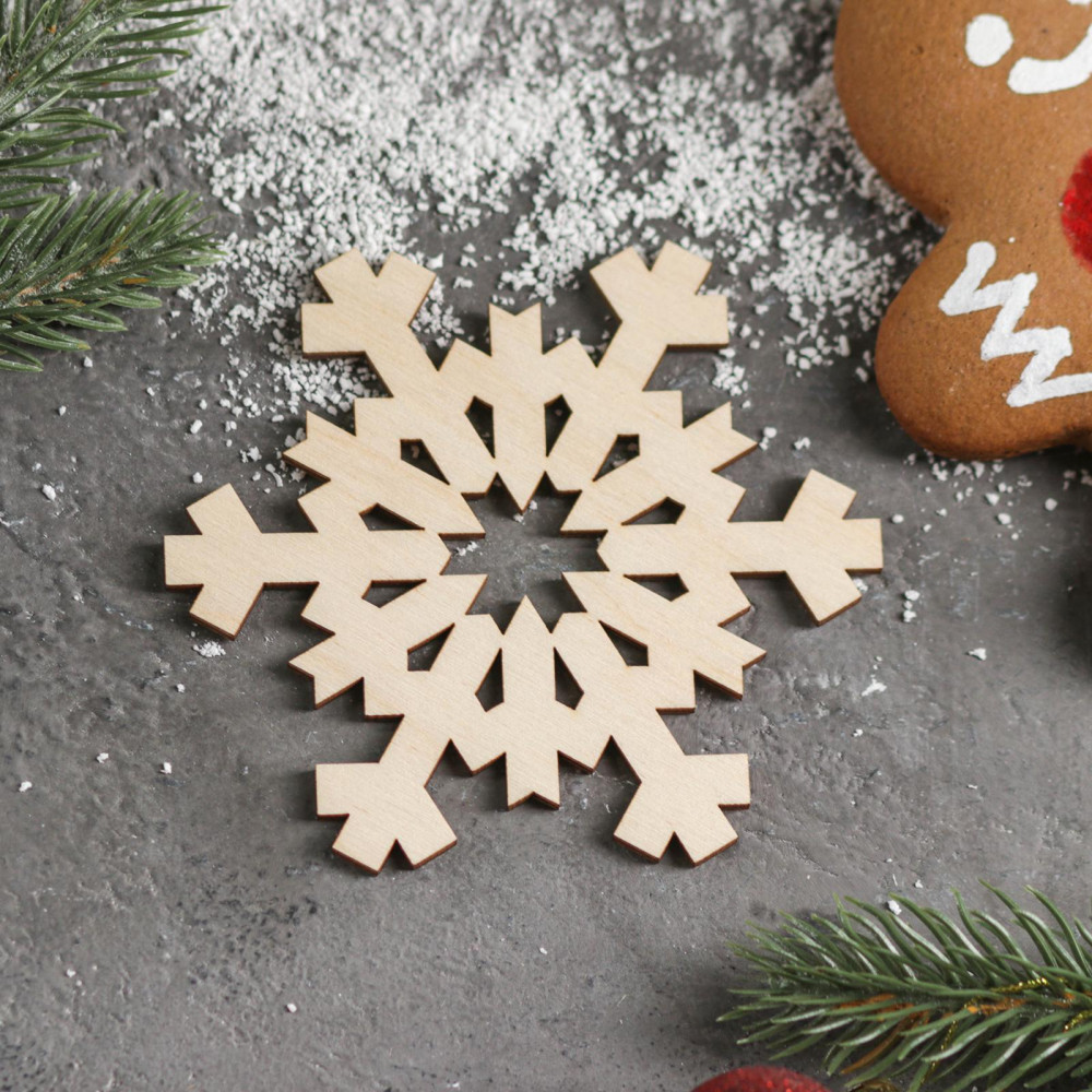 Подставка под горячее «Снежинка» | Новый год 2025 | Доляна