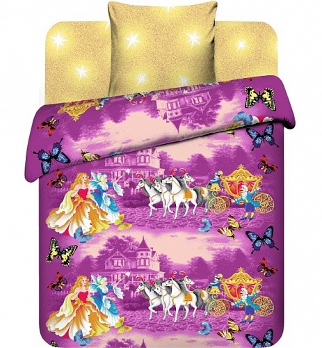 Детский комплект постельного белья «Дары феи» (арт. 4117/1, 1,5-спальный, бязь, 1 наволочка 70х70) | Василек Тeenager | ТДЛ Текстиль