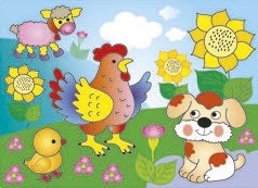 Водная раскраска "Домашние зверюшки" (AP-SS01A) | Многоразовые водные раскраски с кисточкой