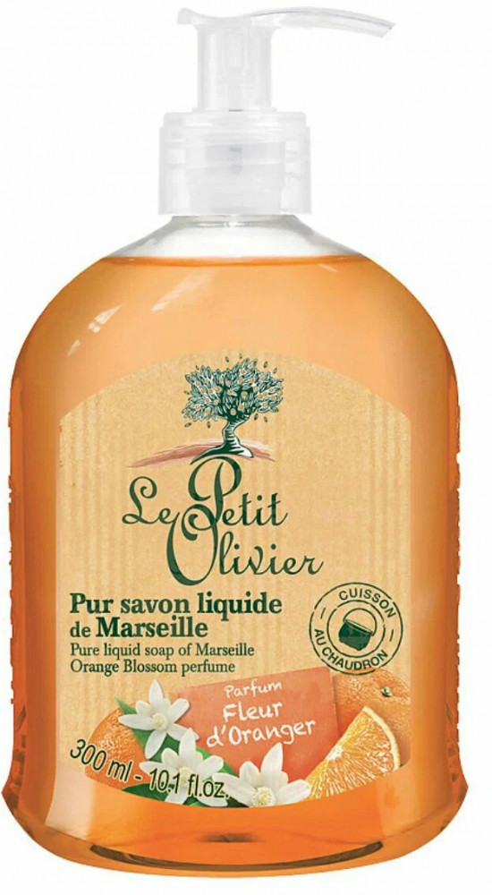 Мыло жидкое Pure liquid soap of Marseille «Цветок апельсина. Fleur d'oranger» | Le Petit Olivier