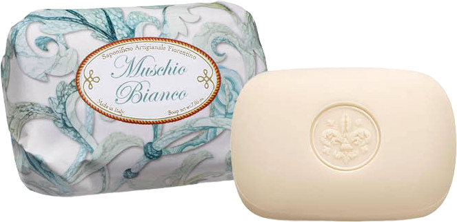 Мыло туалетное с ароматом белого мускуса «Muschio bianco» | Saponificio Artigianale Fiorentino