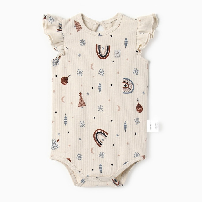 Боди для девочек Новогодние игрушки | Крошка Я