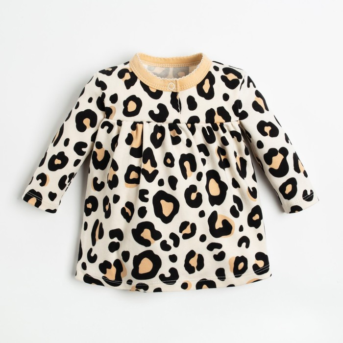Боди-платье для девочек Леопард | Крошка Я