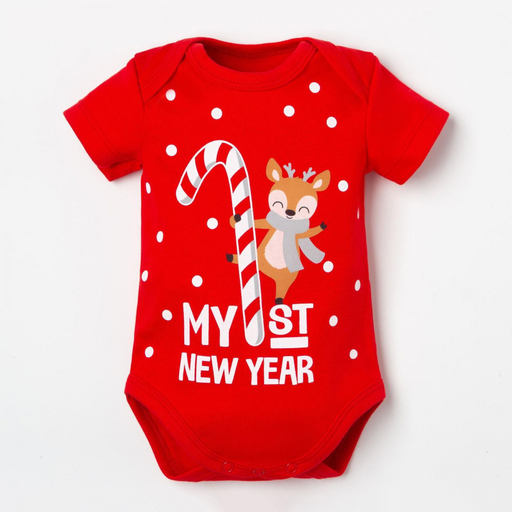 Боди детское Первый Новый год | Крошка Я