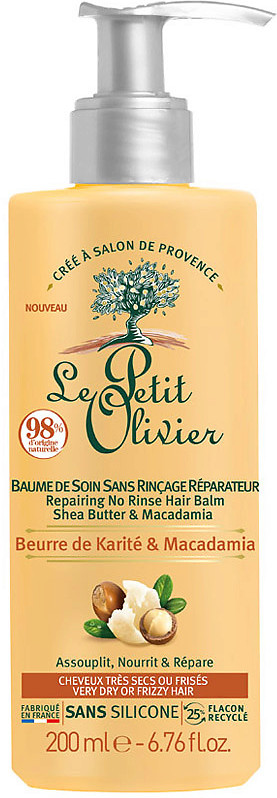 Бальзам для волос несмываемый с маслом ши и макадамии «Shea Butter & Macadamia Repairing No Rinse Hair Balm» | Le Petit Olivier
