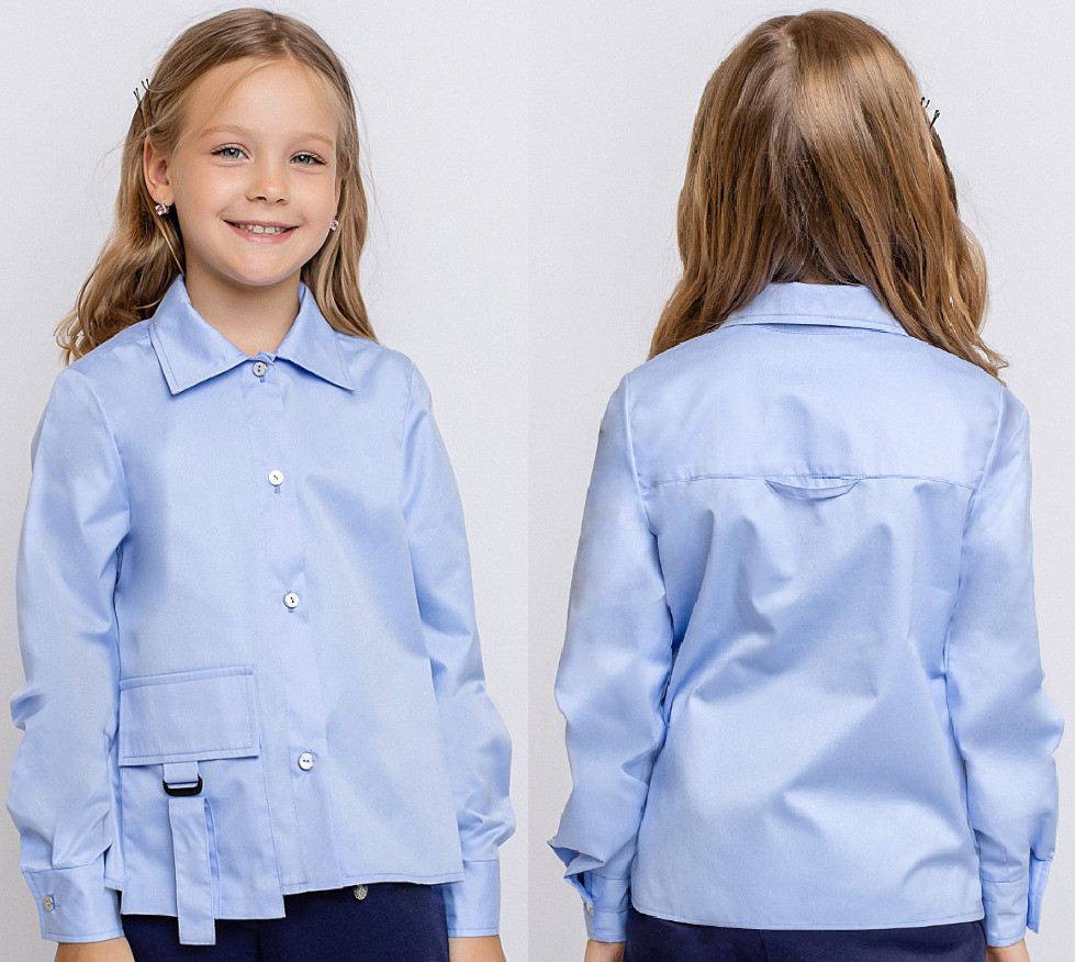 Блузка для девочек «Полина» | Пуговка