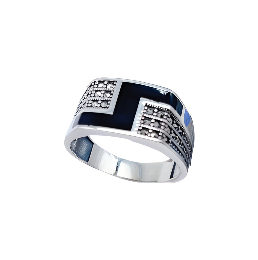 Печатка из серебра с кристаллами | Tuimedaq