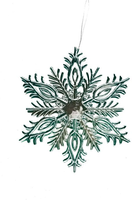 Украшение новогоднее «Снежинка резная» | Королевский пластик | Magic Time