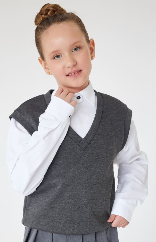 Жилет для девочек «Саша» | Пуговка