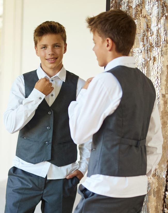 Жилет для мальчиков «Леонид» | Пуговка