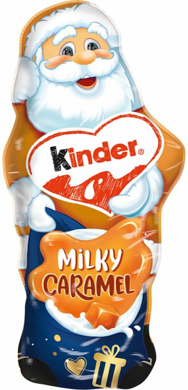 Шоколад фигурный со вкусом молочной карамели «Santa» | Kinder