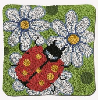 Набор в ковровой технике "Gala" Подушка "Божья коровка" (43х43)