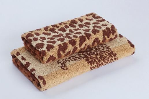 Полотенце махровое Романтика "Сафари" (хлопок, размер 60х130 см) | Сафари