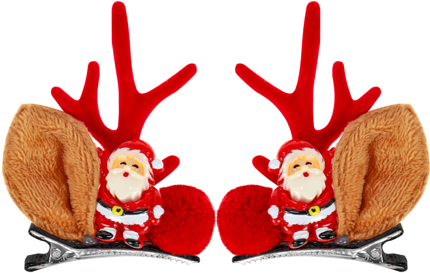 Набор заколок для волос «Дед Мороз» | Миленд