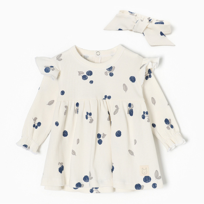 Платье с повязкой для девочек Blueberry | Крошка Я