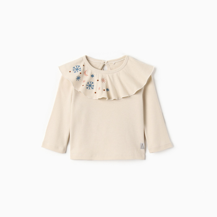 Лонгслив для девочек «Новогодние игрушки» | Крошка Я