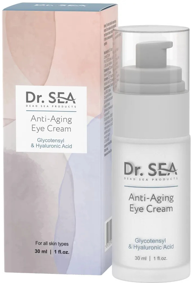 Крем для кожи вокруг глаз антивозрастной с комплексом Glycotensyl и гиалуроновой кислотой «Anti-Aging Eye Cream» | Dr. Sea