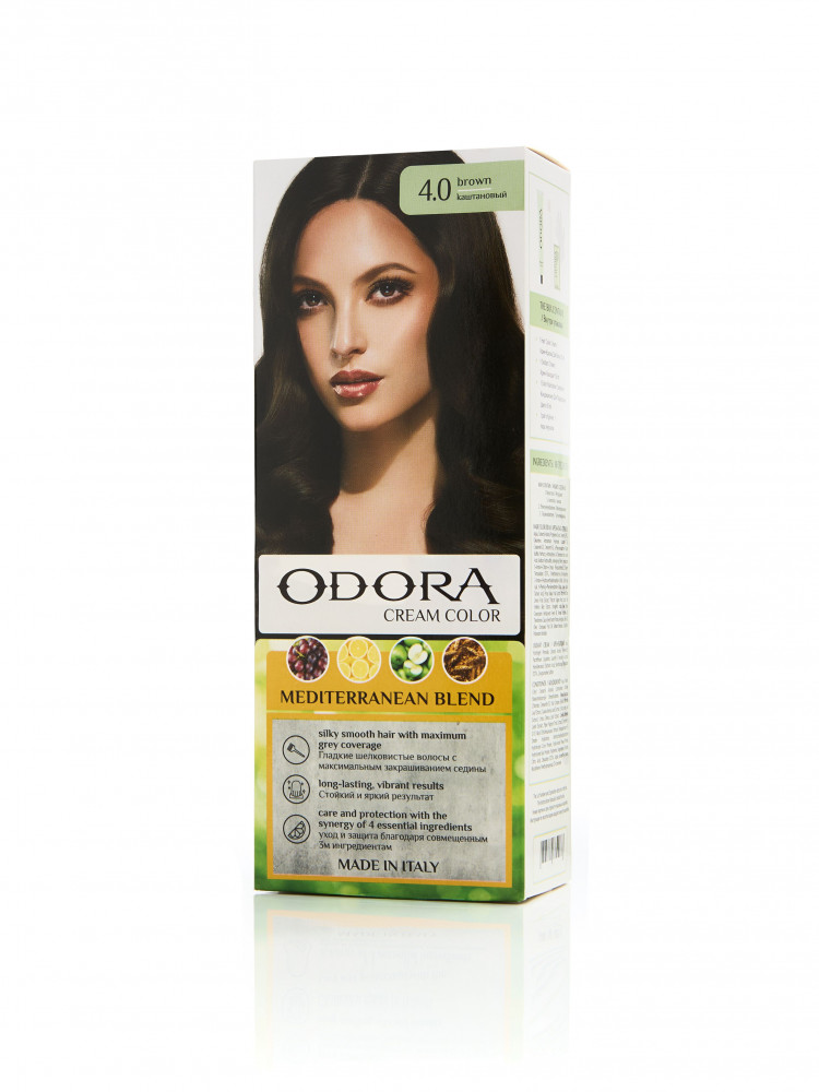 Крем-краска для волос 4.0 Каштановый | Odora