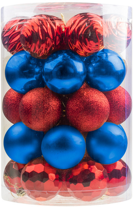 Набор шаров ёлочных «Сияющее конфетти» | Ultramarin