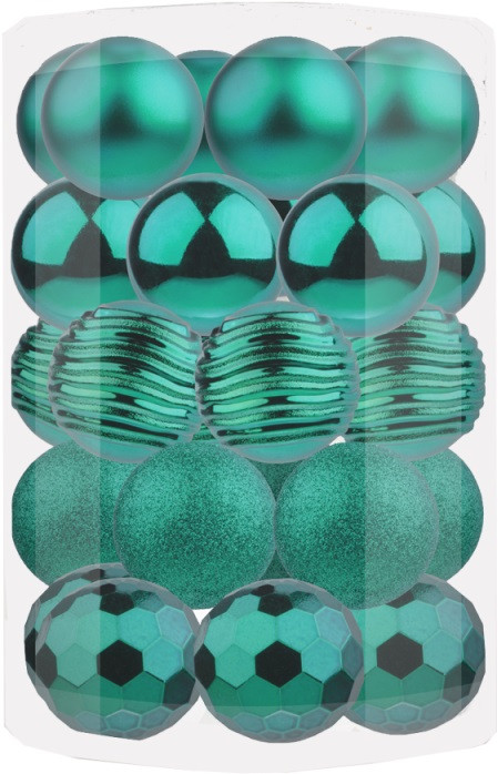 Набор шаров ёлочных «Изумрудные мечты» | Ultramarin