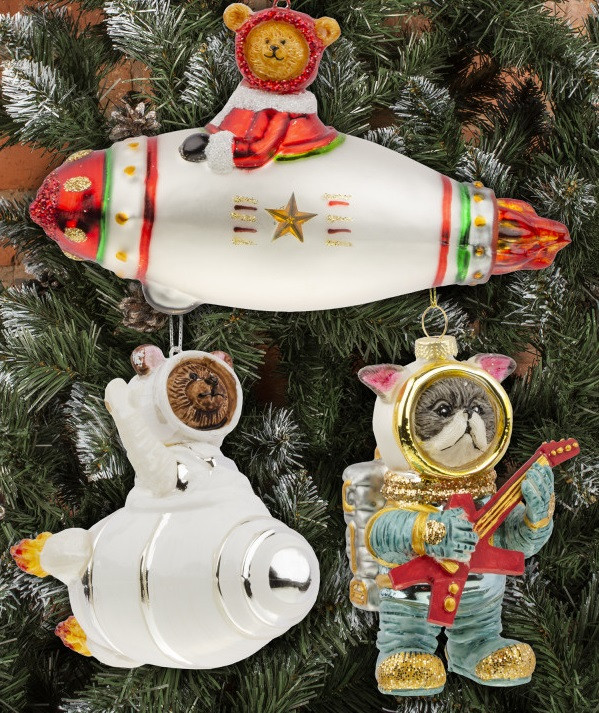 Набор игрушек ёлочных «Космонавтика» | Ultramarin