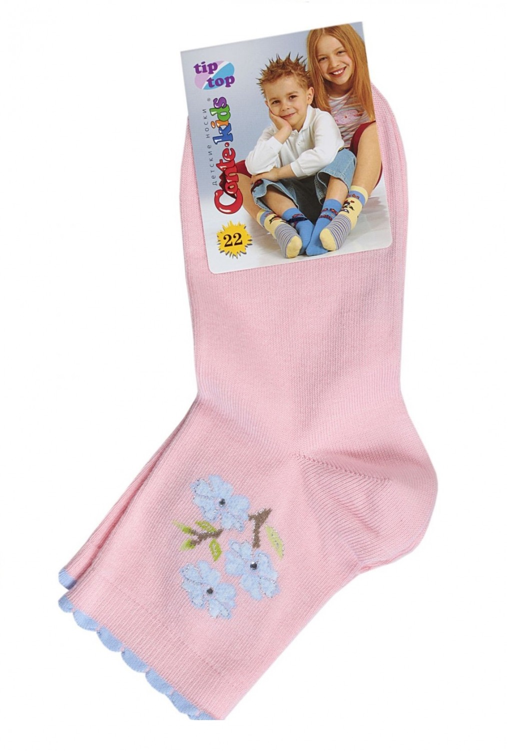 Детские носки «Tip-Top» со стразами и люрексом | Tip-Top | Conte-kids