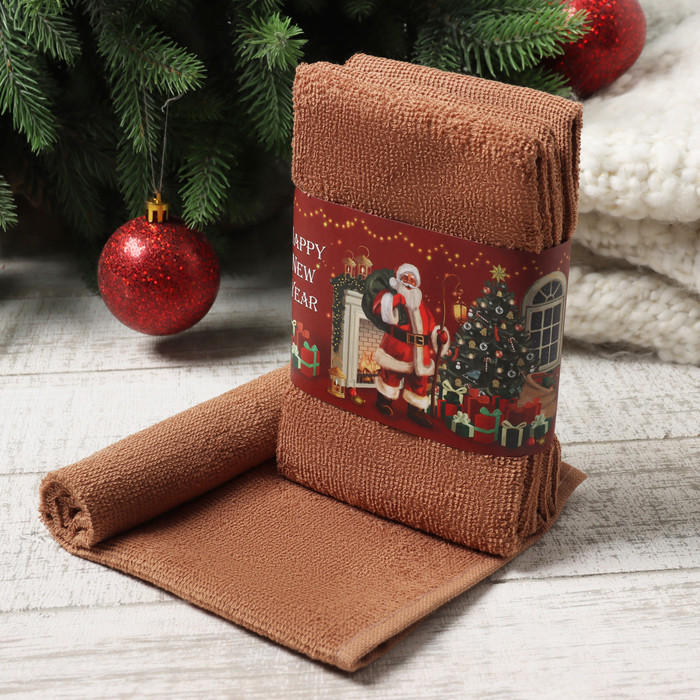 Набор полотенец «Санта»  | Этель