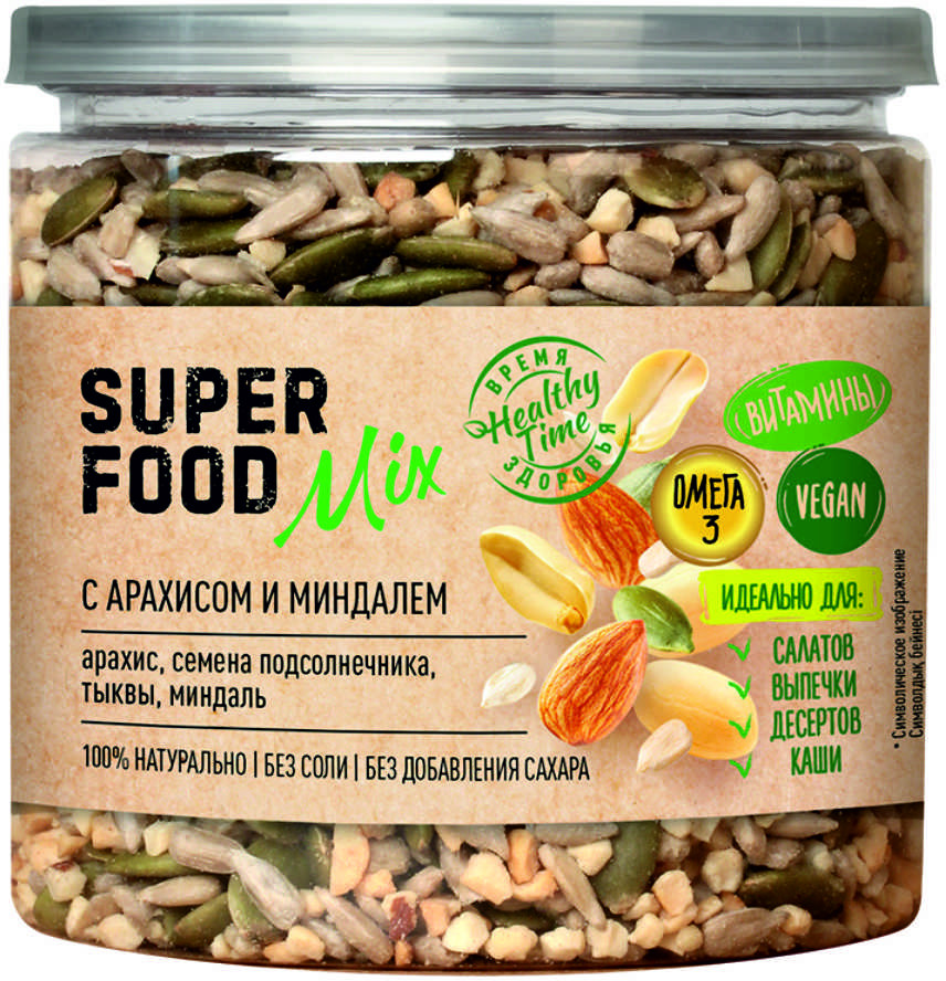 Смесь семян с арахисом и миндалем | Superfood mix | Царская приправа