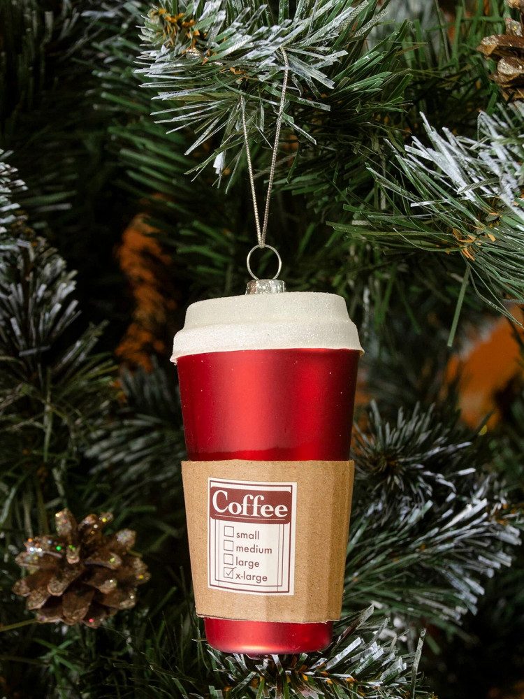 Игрушка ёлочная «Кофе в стакане» | Ultramarin