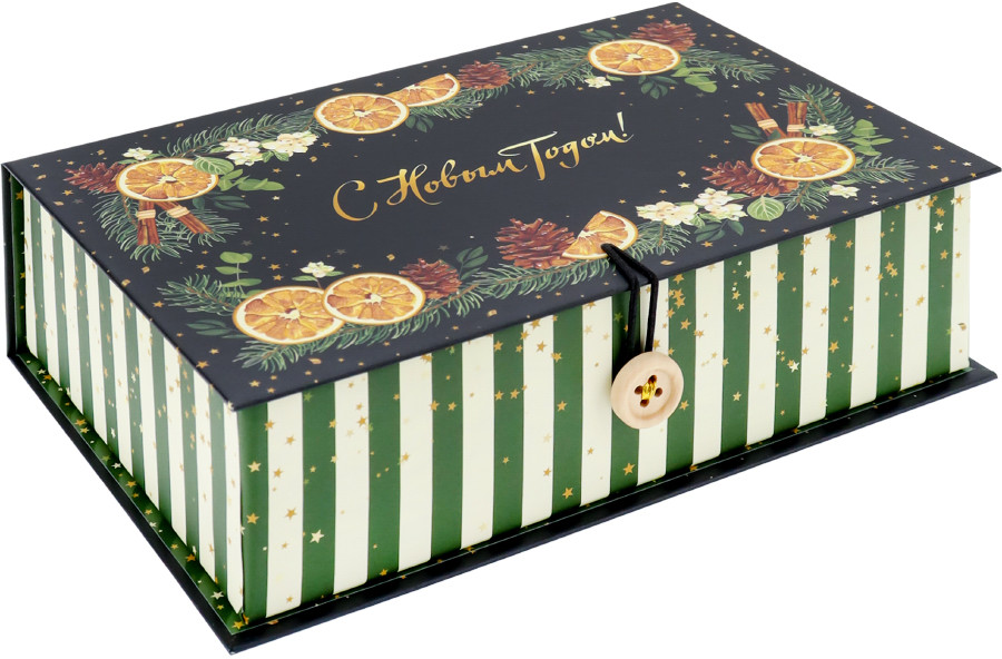 Коробка-книга «Еловые ветви и шишки» | Миленд