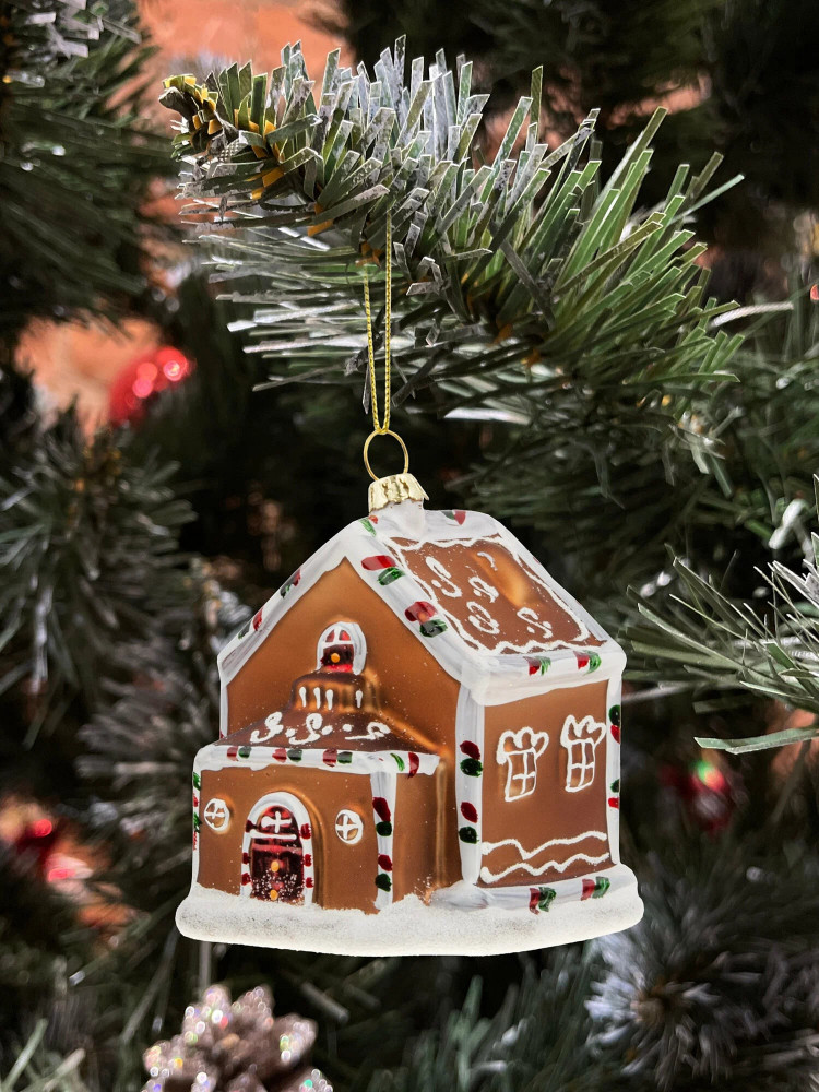 Игрушка ёлочная «Пряничный домик» | Ultramarin