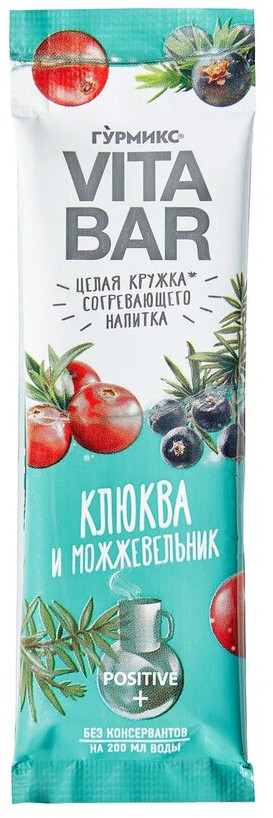 Напиток согревающий «Клюква, можжевельник» | Vita Bar | Гурмикс