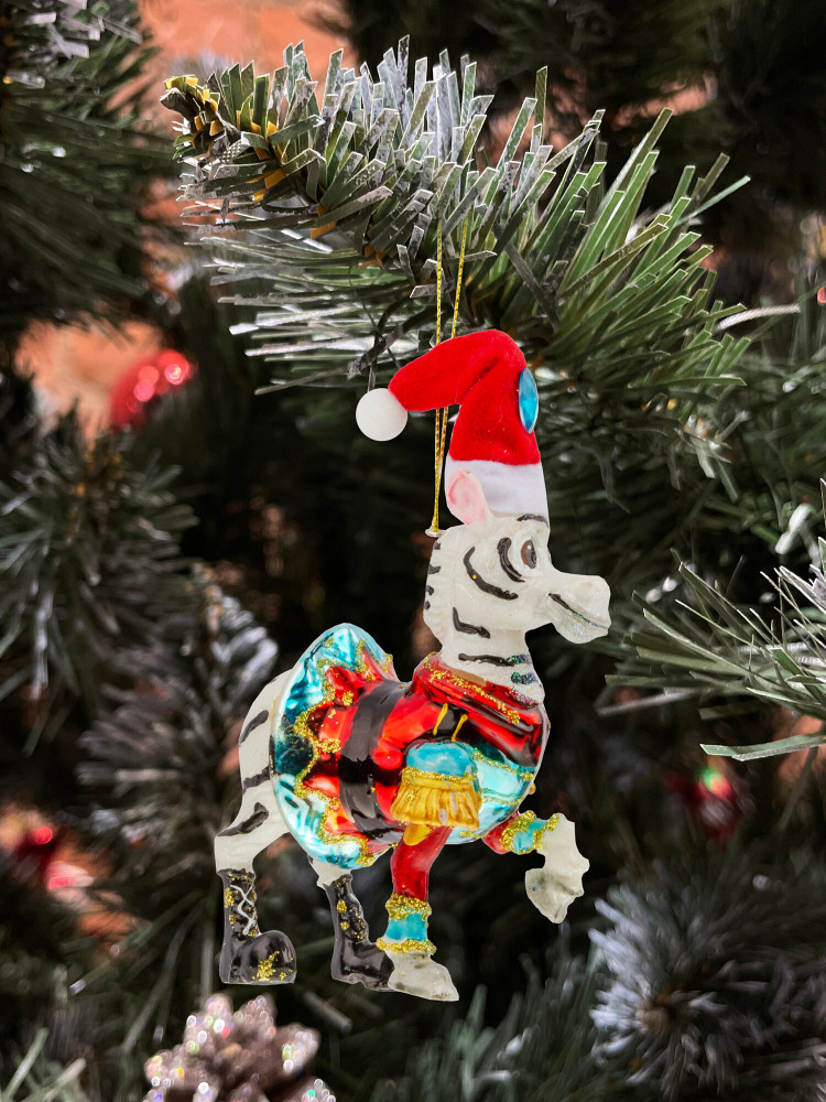 Украшение ёлочное «Зебра» | Ultramarin