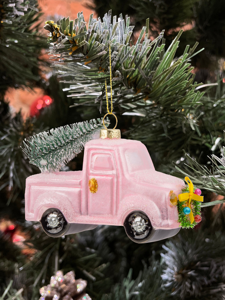 Украшение ёлочное «Розовый грузовик» | Ultramarin