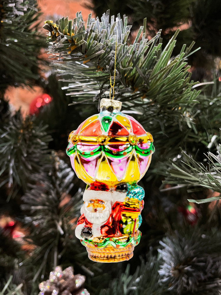 Украшение ёлочное «Дед Мороз с шаром» | Ultramarin