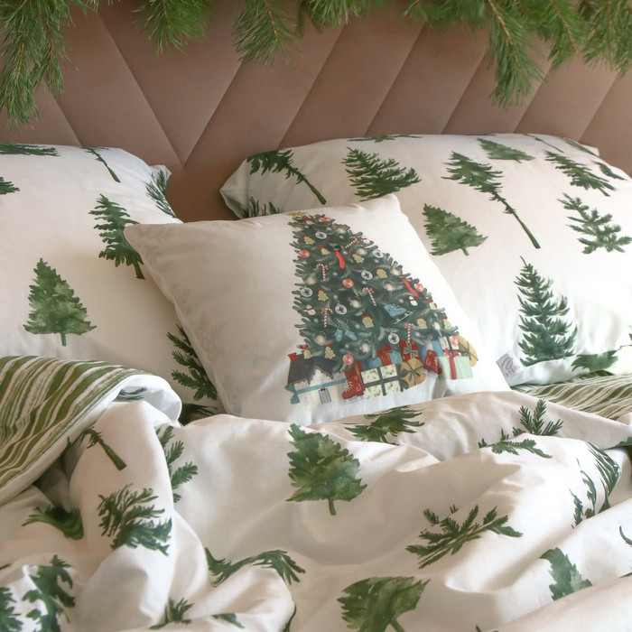 Подушка декоративная «Елочка с подарками» | Этель